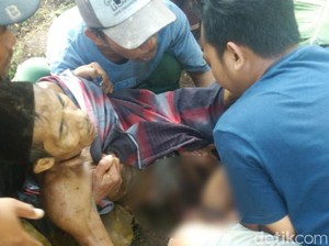 Guru Ngaji di Pasuruan Terkapar Dilempar Bom Ikan