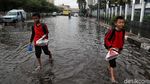 Kawasan ITC Mangga Dua Terendam Banjir