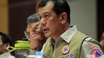 Ekspresi Kepala BNPB Doni Monardo Saat Rapat Bahas Anggaran