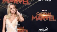Brie Larson saat menghadiri acara gala premiere Captain Marvel di California, Amerika Serikat pada Senin (4/3). Frazer Harrison/Getty Images