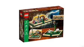 Lego Fold sejauh ini punya dua kisah dari negeri dongeng yakni Si Tudung Merah dan Jack dan Kacang Polong. Lego Fold dihargai USD 69.99 atau sekitar Rp 990 ribu. (Foto: Dok. Lego)