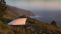 Tenda otomatis yang bisa buka-tutup di Resor Treebones. Ini merupakan salah satu 25 penginapan yang bisa dipilih di Big Sur. Istimewa/cnn.com.