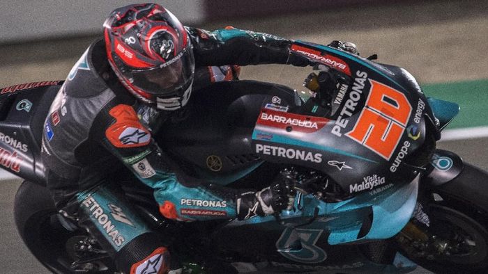 Pebalap Petronas Yamaha Fabio Quartartaro. (Foto: Mirco Lazzari gp/Getty Images) Pebalap Petronas Yamaha Fabio Quartartaro. (Foto: Mirco Lazzari gp/Getty Images)