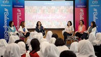 Acara ini bertujuan untuk memberikan literasi keuangan bagi para wnita akan betapa pentingnya kesetaraan gender dan peran perempuan dalam setiap aspek kehidupan. Foto: dok. Citi Indonesia