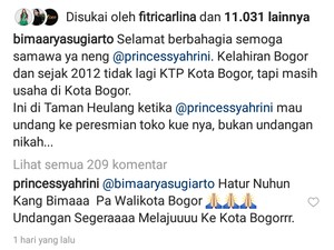 Pesta Belum Usai! Syahrini Janji Kirim Undangan ke Wali Kota Bogor