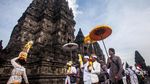 Melihat Prosesi Tawur Agung Kesanga di Candi Prambanan