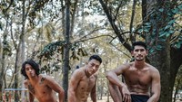 Kini ia mulai menjalani gaya hidup sehat dengan olahraga kalistenik yang memanfaatkan berat badan sendiri. Gratis, tis, tis karena bareng komunitas. Seru kan? (Foto: Instagram/kennyharyanto, ditampilkan atas izin yang bersangkutan.)
