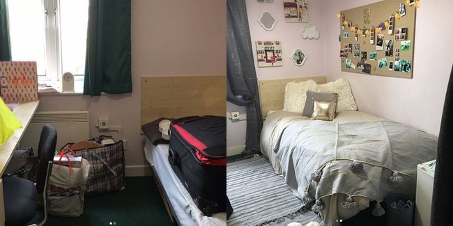 Sebaiknya jangan memilih warna yang terlalu terang atau bertabrakan sebagai tema utama kamar kecil. Pilih nuansa tenang dan senada agar kamar terlihat lebih terbuka. Foto: Instagram/Twitter/YouTube