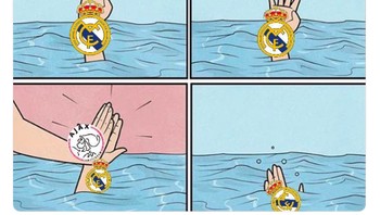 Rentetan kekalahan Madrid diperparah dengan hantaman Ajax. Madrid sekarang seolah tenggelam. Foto: istimewa