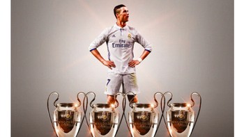Bersama Ronaldo, Madrid dulu sangat perkasa di Liga Champion. Sekarang tinggal kenangan. Foto: istimewa