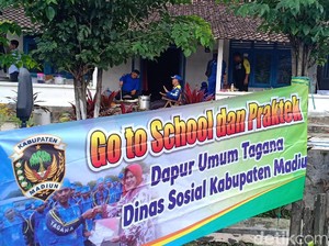 Tiga Dapur Umum untuk Pengungsi Banjir Madiun