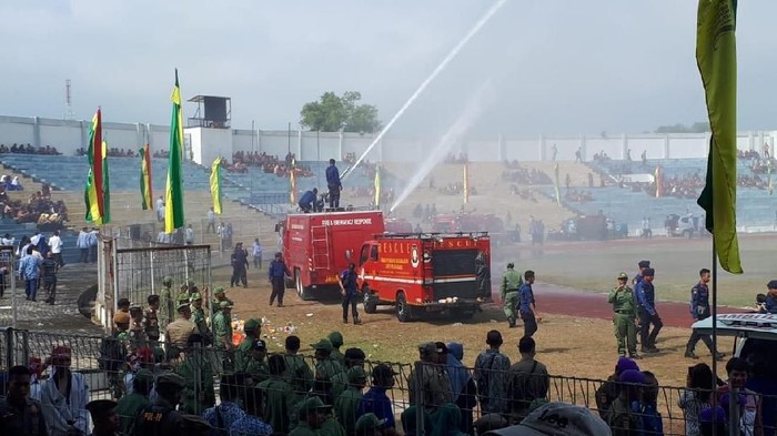 Seabad Damkar, Mendagri Disuguhi Atraksi Heroik