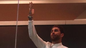 Ekspresi Gemas Sergio Ramos Lihat Kekalahan Madrid