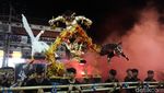 Wow, Pawai Ogoh-ogoh di Bali Meriah Banget
