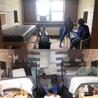 Anda dengan teman kosan bisa saling berbagi ide untuk membuat kamar lebih nyaman tapi juga menarik. Transformasi kamar kecil ini bisa dijadikan inspirasi. Anda bisa menambah banyak banyak bantal, menambah lampu-lampu, hingga memilih gorden yang cantik. Foto: Instagram/Twitter/YouTube