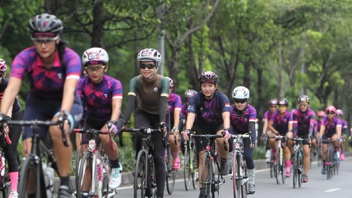 Ilustrasi bersepeda. Foto: PR Womens Cycling Community Ilustrasi bersepeda. Foto: PR Womens Cycling Community