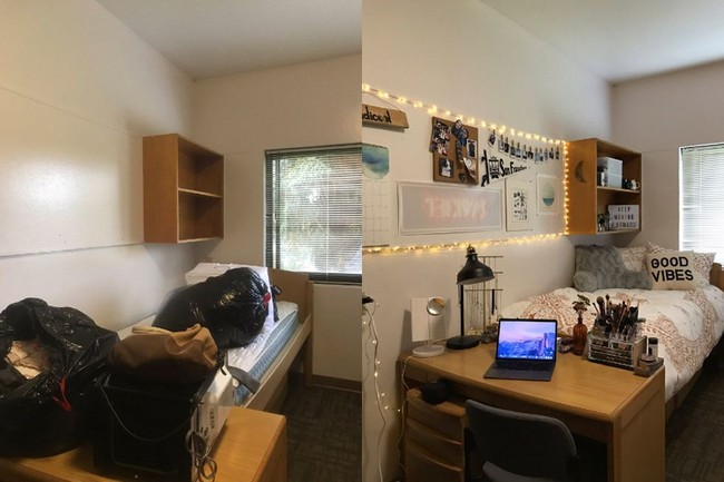 Saat didekor dengan cantik seperti ini, kamar kos pun tak akan terasa kecil. Foto: Instagram/Twitter/YouTube