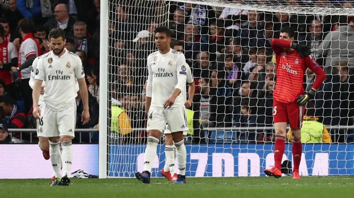 Real Madrid tersingkir dari Liga Champions usai dikalahkan Ajax di babak 16 besar (Foto: Sergio Perez/Reuters)