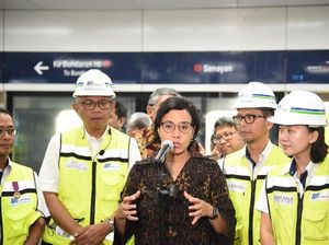 Sri Mulyani Yakin MRT Jakarta Jadi Vitamin buat Ekonomi DKI