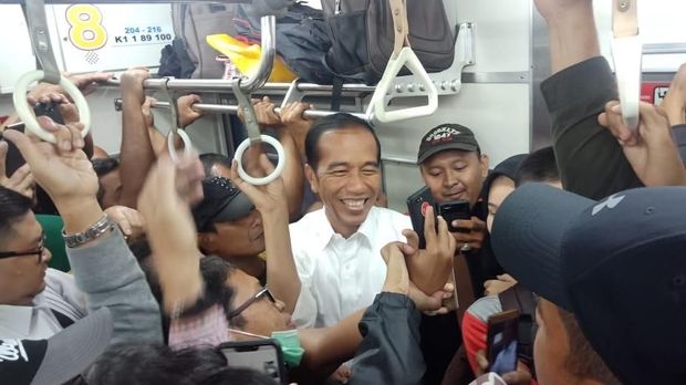 Jokowi Pagi Bahas RKP 2020, Pulang ke Bogor Naik KRL
