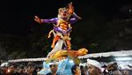 Wow, Pawai Ogoh-ogoh di Bali Meriah Banget