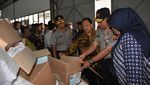 Kapolda Jabar Cek Gudang Surat Suara KPU di Cibinong