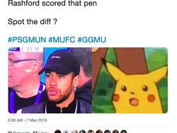 Ada Neymar Tiru Pikachu dalam Ragam Meme MU Singkirkan PSG
