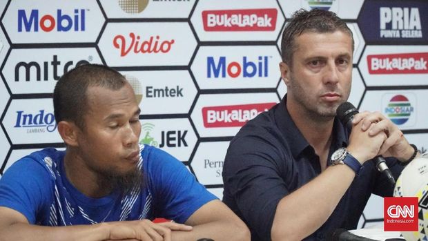 Miljan Radovic menjadikan perempat final Piala Indonesia 2019 sebagai ajang uji coba tim. (