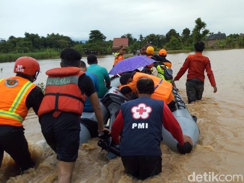 Banjir Melanda 7 Kecamatan di Ponorogo, 450 Warga Mengungsi