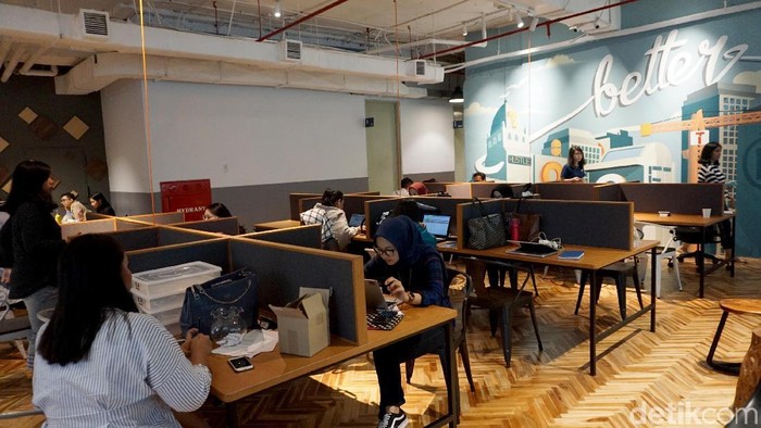 Ilustrasi Co Working Space di Jakarta. Penyewaan ruang kerja yang nyaman dan menarik semakin marak di ibukota. Seperti inilah salah satunya