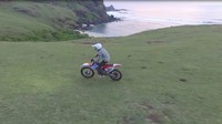 Lokasi pecah di MTMA The Movie lainnya adalah Bukit Merese. Host pun menikmati sunset di bukit ini tapi dengan cara naik motor trail (My Trip My Adventure)