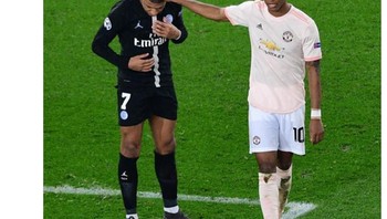 MU lolos secara dramatis ke perempatfinal Liga Champions dengan menyingkirkan PSG. (Foto: Internet/Twitter)