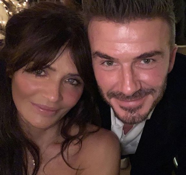 Persahabatan David dan seorang wanita bernama Helena Christensen menjadi sorotan sejak keduanya terlihat sangat dekat di sebuah pesta pada bulan Desember lalu. Foto: Dok. Getty Images, Instagram