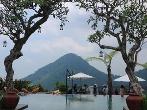 Bukan Bali, Ini Panorama dari Villa di Bogor