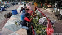 Selagi menunggu pembeli, para pedagang ini pun bercerita kepada detikcom, tentang lika-liku usaha mereka menjajakan buah dan sayuran di Pulau Pramuka.