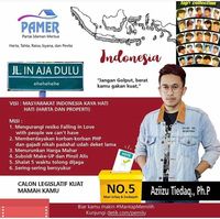 Caleg Koalisi Tronjal Tronjol Maha Asyik Ramaikan 'Pura-pura Caleg' 2019