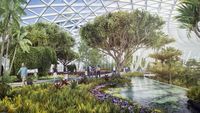 Potret rancangan Jewel Changi Airport (CNN/Jewel Changi)