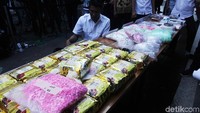 Barang butki sabu yang disita dari Zul seberat 9,5 kg.