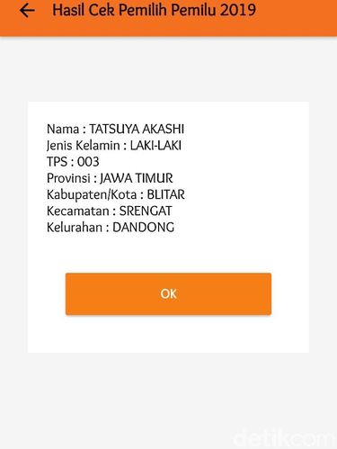 WNA masuk DPT/