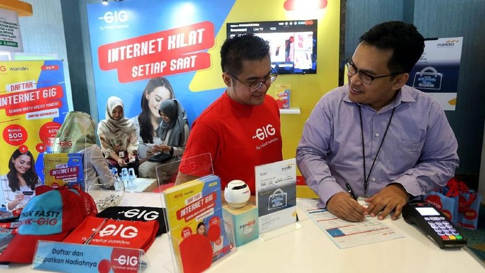 GIG by Indosat Ooredoo melakukan inovasi kolaborasi di channel payment dengan Bank Mandiri.