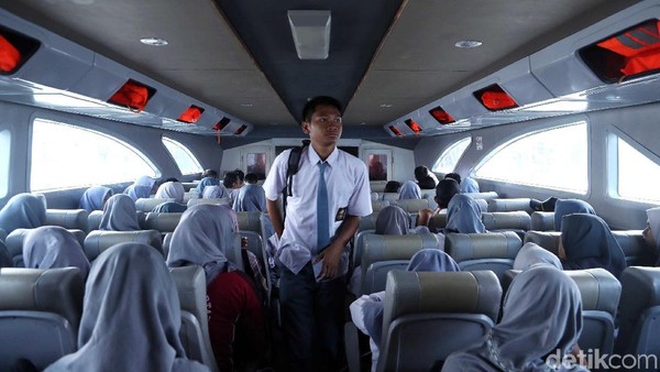 Asyik! Ada Kapal Gratis untuk Pelajar di Pulau Pramuka-Panggang