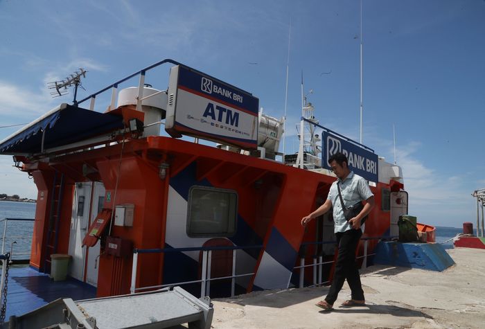 Teras BRI Kapal Bahtera Seva I/Foto: Pradita Utama/detikcom Teras BRI Kapal Bahtera Seva I/Foto: Pradita Utama/detikcom