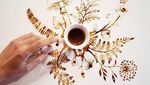 Keren! Begini Jadinya Kalau Air Seduhan Kopi Dijadikan Lukisan Bernilai Seni Tinggi
