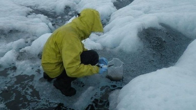 Hujan di Tengah Musim Dingin Mencairkan Lapisan Es di Greenland Hujan di Tengah Musim Dingin Mencairkan Lapisan Es di Greenland