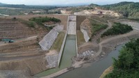 Menurut data Kementerian PUPR, bendungan Paselloreng mampu menampung 138 juta meter kubik untuk mengairi 7 ribu hektar sawah.Foto: Dok. Wijaya Karya (Persero) Tbk