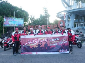 Pertamina Lubricants Lepas Rombongan Touring Sabang-Gresik