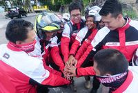 Pertamina Lubricants Lepas Rombongan Touring Sabang-Gresik