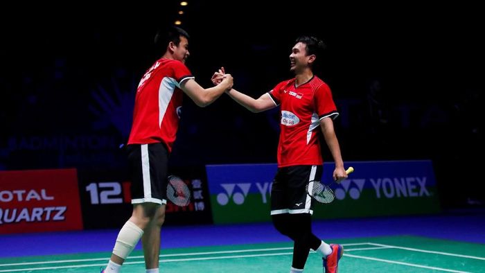 Ganda putra Indonesia, Mohammad Ahsan/Hendra Setiawan. (Foto: Andrew Boyers/Action Images via Reuters Ganda putra Indonesia, Mohammad Ahsan/Hendra Setiawan. (Foto: Andrew Boyers/Action Images via Reuters