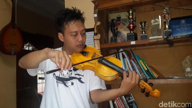Tegar Dewangga satukan musik dan matematika/