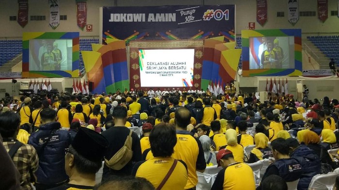 Alumni Sriwijaya Deklarasi Dukung Jokowi-Maruf, Gubernur Sumsel Hadir